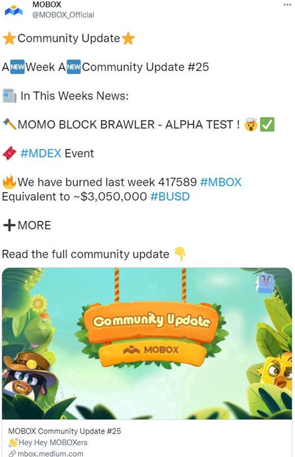 MoBox ได้อัพเดตเกมและแพลตฟอร์มใหม่ในการทดสอบอัลฟ่าครั้งนี้
