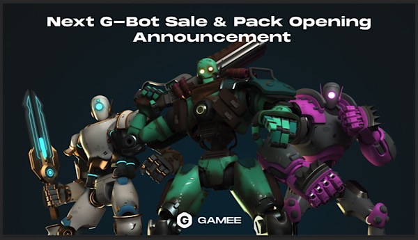 Gamee Drop Second G-Bots Sale
