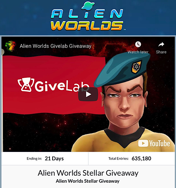 Stellar Giveaway Campaign